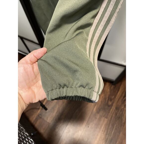 Adidas Yeezy Calabasas Track Pant Mens Small Three Stripe Green Stretch Kanye - Picture 4 of 10